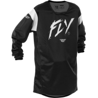 Детска мотокрос блуза FLY RACING Kinetic Stoke- Black/White 2025