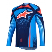 Мотокрос джърси Alpinestars TECHSTAR NOMUR NAVY/ОRANGE/BLUE