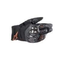 Ръкавици ALPINESTARS SMX-1 DRYSTAR BLACK/FLUO RED
