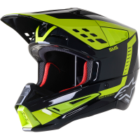 Мотокрос каска ALPINESTARS SM5 BEAM BLACK/YELLOW