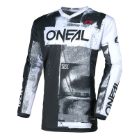 Мотокрос блуза O`NEAL ELEMENT ROLLER BLACK/WHITE V.26