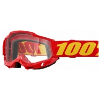 Мотокрос очила 100% ACCURI 2 RED CLEAR