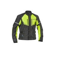 Текстилно мото яке Lindstrands Lomsen Black/HV yellow