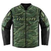 Текстилно мото яке ICON HOOLIGAN CE TIGER`S BLOOD GREEN