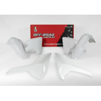Комплект пластмаси RACETECH Plastic Kit White Husqvarna TE/FE 17-19