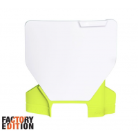 Табела за номер RACETECH Factory Front Number Plate Husqvarna 23-25 (White/Yellow)