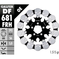 Плаващ заден спирачен диск Galfer WAVE SKULL DESIGN FLOATING 292x5mm DF681FRH
