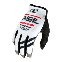 Мотокрос ръкавици O'NEAL MAYHEM SQUADRON V.22 WHITE/BLACK