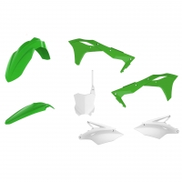 Пластмасов MX кит Polisport за Kawasaki  KX250-2017-20 Grren/White