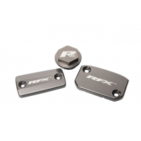 Комплект капаци RFX Pro Reservoir Cap Kit Kit (Mineral Grey) - KTM SX/SXF (Brembo Brake and Magura Clutch)