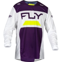 Мотокрос блуза FLY RACING Kinetic Reload- Deep Purple/White/Hi-Vis