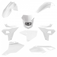 Комплект рестайлинг пластмаси + фар POLISPORT Restyling Kit Suzuki DR-Z400 (2000-24) White