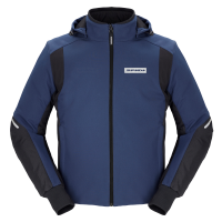 Текстилно мото яке SPIDI Hoodie Armor H2Out Black/Blue