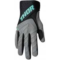 Дамски мотокрос ръкавици THOR WOMEN'S SPECTRUM FLO GRAY/BLACK