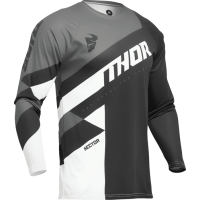 Детско мотокрос джърси THOR YOUTH SECTOR CHECKER BLACK/WHITE