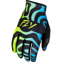 Мотокрос ръкавици FLY RACING Lite S.E. Zen- Black/Blue/Hi-Vis 2025