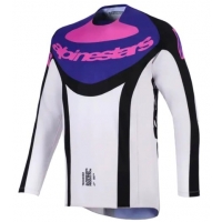 Мотокрос джърси Alpinestars TECHSTAR KNIF BLACK / GRAY/ PURPLE