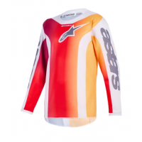 Детско мотокрос джърси Alpinestars FLUID PORTL RED/GRAY