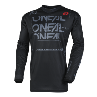 Мотокрос блуза O'NEAL ELEMENT STATIC BLACK/GRAY V.25