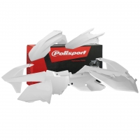 Пластмасов MX Replica кит POLISPORT за KTM SX/ SX-F/ XC-F WHITE
