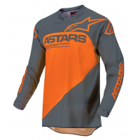 Мотокрос блуза ALPINESTARS RACER SUPERMATIC S21 ANTHRACITE/ORANGE