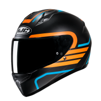 Каска HJC C10 LITO BLACK/ORANGE/BLUE