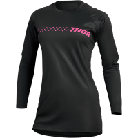 Дамско мотокрос джърси THOR Sector Minimal Black, Pink