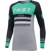 Дамско мотокрос джърси THOR PRIME BLAZE BLACK/TEAL