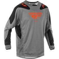 Мотокрос блуза FLY RACING Kinetic SYM-Grey/Orange/Black 2025