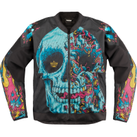 Мото яке ICON Overlord3™ MESH MUNCHIES Turquoise