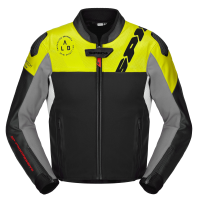Кожено мото яке SPIDI DP PROGRESSIVE HYBRID PERFORATED Black/Fluo