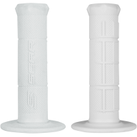 Мото ръкохватки SCAR HALF WAFFLE WHITE