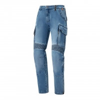 Мото дънки SECA SQUARE II WASHED BLUE