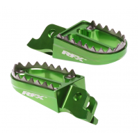 Степенки RFX Pro Series 2 Footrests (Green) - Kawasaki KXF250/450