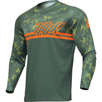 Мотокрос джърси THOR SECTOR DIGI GREEN/ORANGE