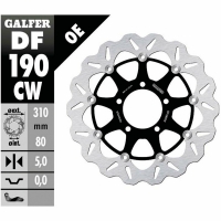 Плаващ преден спирачен диск Galfer WAVE FLOATING COMPLETE (C. ALU.) 310x5mm DF190CW