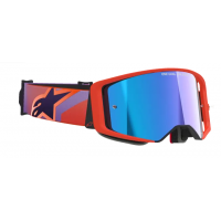 Мотокрос очила ALPINESTARS SUPERTECH CORP CORAL/PURLE MIRROR-BLUE
