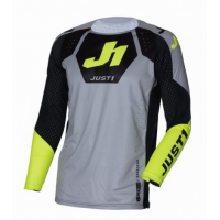 Мотокрос джърси Just1 J-Flex 2.0 District Grey/Yellow Fluo/Black