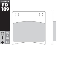 Предни мото накладки Galfer SEMI METAL FD109G1054