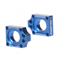 Блок втулка за задна ос RFX Pro Rear Axle Adjuster Blocks (Blue) YZ 125/250 02-08 YZF 250/450 02-08