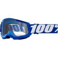 Детски мотокрос очила 100% STRATA2 BLUE CLEAR