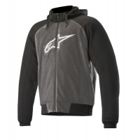 Мото суичър ALPINESTARS Chrome Sport Hoodie GRAY/BLACK/WHITE