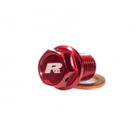 Пробка за масло RFX Pro Magnetic Drain Bolt (Red) [M8 x 35mm x 1.25] - Honda CRF250R 20-21