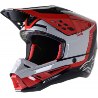Мотокрос каска ALPINESTARS SM5 BEAM BLACK/GRAY/RED
