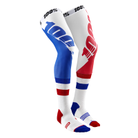 Mотокрос/вело чорапи 100% REV KNEE BRACE BLUE/RED