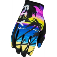 Мотокрос ръкавици FLY RACING Lite Malibu- Pink/Blue/Sand