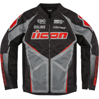 Текстилно мото яке ICON HOOLIGAN ULTRABOLT - BLACK