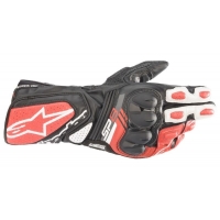 КОЖЕНИ РЪКАВИЦИ ALPINESTARS SP-8 V3 BLACK/WHITE/RED