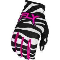 Детски мотокрос ръкавици FLY RACING Lite Uncaged- Black/White/Neon Pink