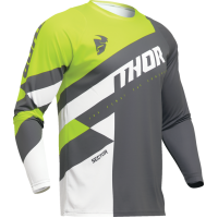 Детско мотокрос джърси THOR YOUTH SECTOR CHECKER GRAY/ACID